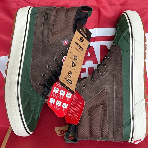 Vans Men’s Sk8-Hi Del Pat
Brown/Green
VNOA5JMNBGS
boots MTE - Picture 12 of 16